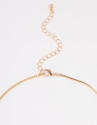 Gold Classic Wheat Chain Necklace - link has visual effect only