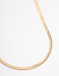 Gold Classic Snake Chain Necklace - link has visual effect only