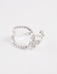 Silver Flying Butterfly Ring - link has visual effect only