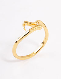 Gold Plated Mini Snake Ring - link has visual effect only