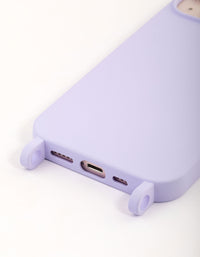 iPhone 13 Lilac Silicone Phone Case - link has visual effect only
