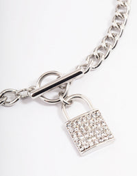 Rhodium Locket Pendant Necklace - link has visual effect only