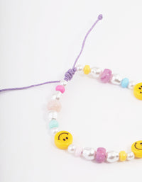 Bead Smiley Multi Bead Bracelet - link has visual effect only