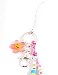Small Flower Phone Charm - link has visual effect only