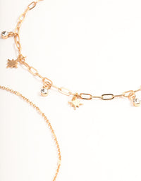 Gold Celestial Diamante Anklet Pack - link has visual effect only