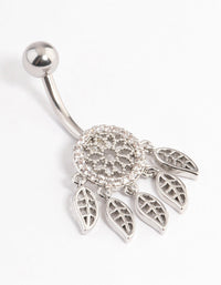 Surgical Steel Dream Cactcher Belly Ring - link has visual effect only