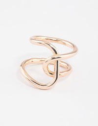 Gold Knotted Wrap Ring - link has visual effect only