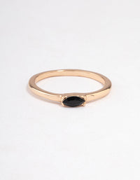 Black Oval Stone Ring - link has visual effect only
