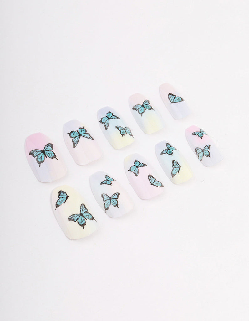 Butterfly Ombre Press On Nails