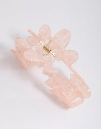 Acrylic Wavy Check Claw Clip - link has visual effect only