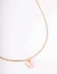 Gold Diamante Cupchain Butterfly Necklace - link has visual effect only