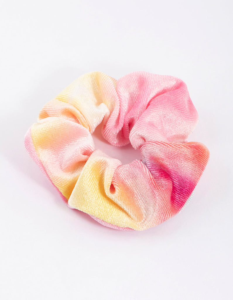 Rainbow Tie Dye Hair Scrunchie