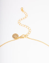 Gold Plated Pisces Coin Pendant Necklace - link has visual effect only