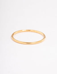 Gold Plated Sterling Silver Thin Band Ring - link has visual effect only
