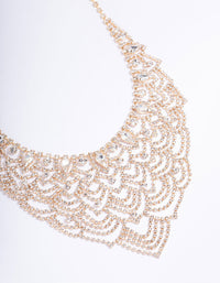 Gold Lattice Cupchain Necklace - link has visual effect only