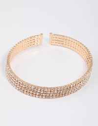 Gold Classic Cupchain Bangle - link has visual effect only