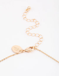 Gold Mini Mushroom Pendant Necklace - link has visual effect only