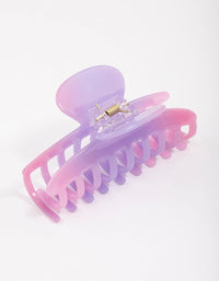 Pink & Purple Gradient Hair Claw Clip - link has visual effect only
