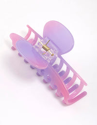 Pink & Purple Gradient Hair Claw Clip - link has visual effect only