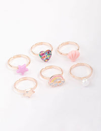 Kids Star & Sea Ring 6-Pack - link has visual effect only