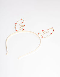 Gold & Reindeer Diamante Headband - link has visual effect only