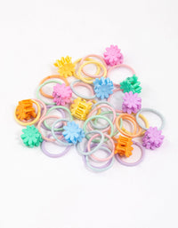 Kids Elastic Flower Hair Kit - link has visual effect only