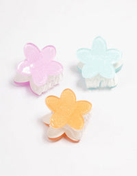 Kids Daisy Hair Claw Clip 3-Pack - link has visual effect only