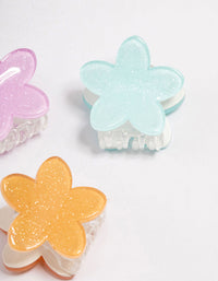 Kids Daisy Hair Claw Clip 3-Pack - link has visual effect only