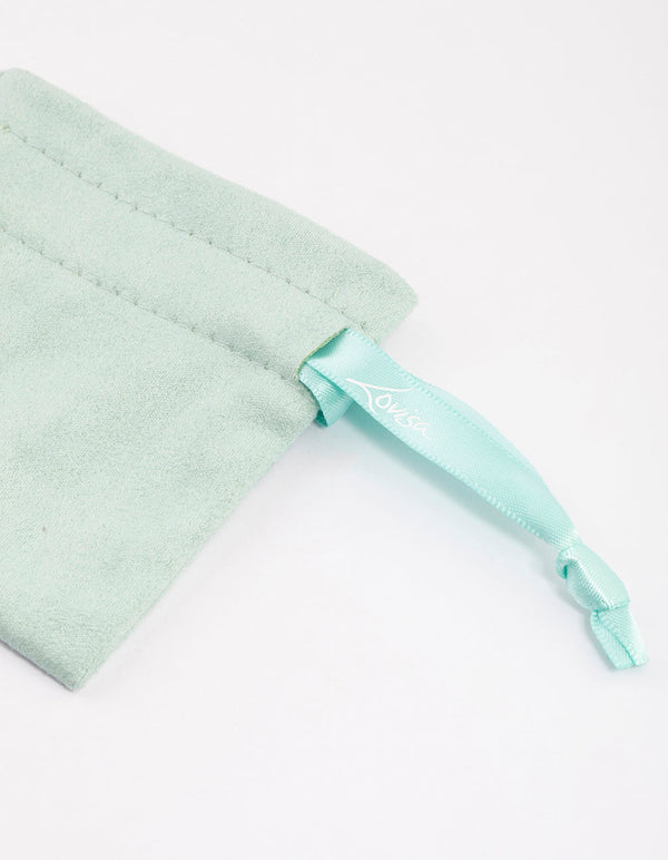 Blue Polishing Cloth & Storage Bag