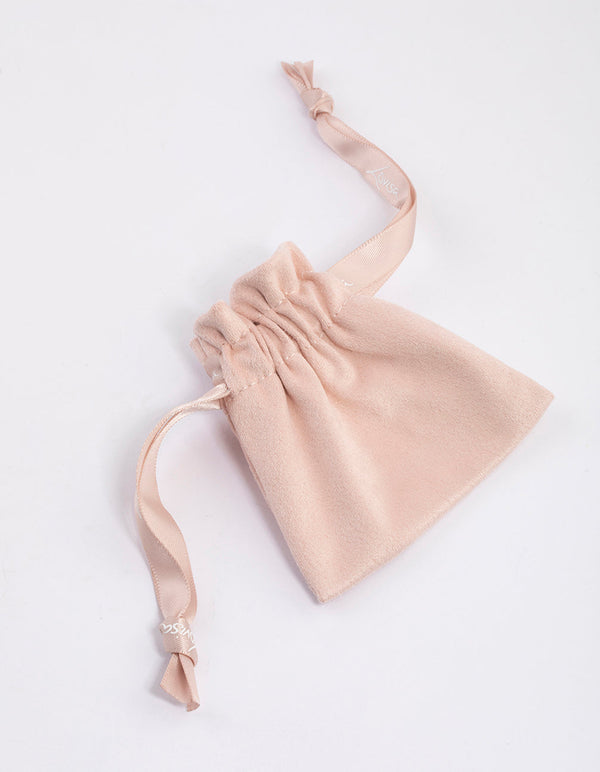 Blush Polishing Cloth Bag