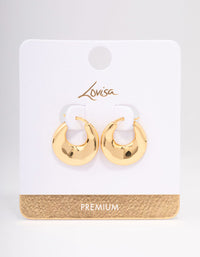 Gold Plated Small Hoop Earrings - link has visual effect only