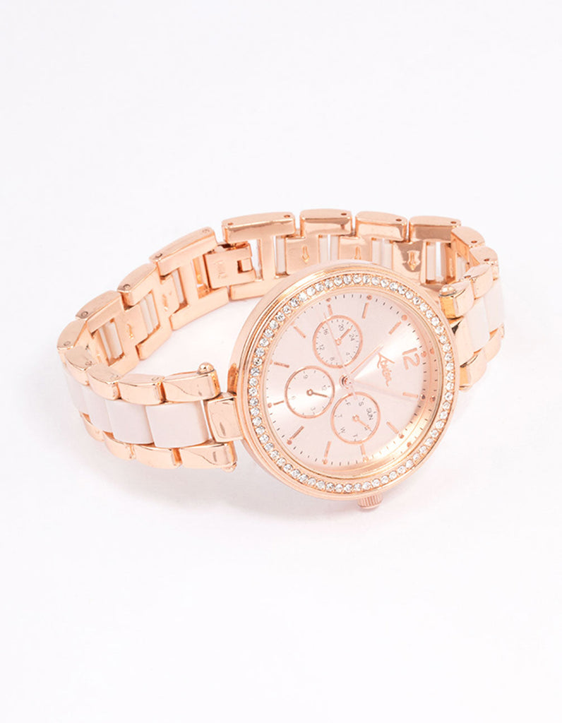 Rose Gold Coloured Two-Toned Oyster Watch