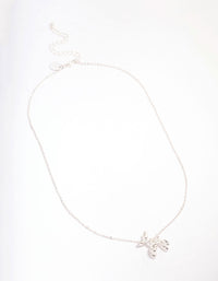 Silver Bubble Dog Short Necklace - link has visual effect only