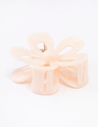 Ivory Flower Hair Claw Clip - link has visual effect only