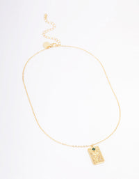 Gold Plated May Birth Month Flower Pendant Necklace - link has visual effect only