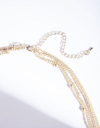 Gold Filigree Diamante Headchain - link has visual effect only