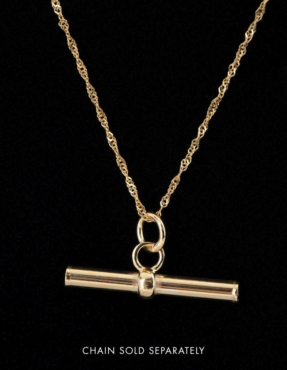 9ct Gold Fob Pendant Charm