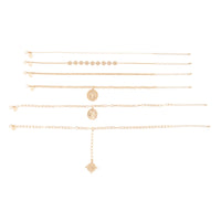 Gold Coin Chunky Choker Pack - link has visual effect only