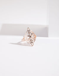 Rose Gold Filigree Ring - link has visual effect only