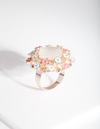 Multi Pastel Floral Ring - link has visual effect only