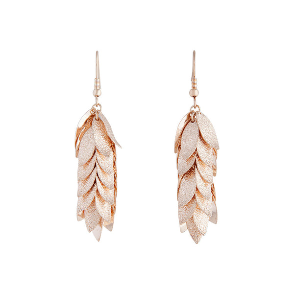 Rose Gold Layered Leaves Earrings | Jewelery | Necklaces | Rings | Lovisa